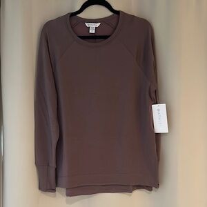 Athleta Coaster Luxe Recover smokey rose sweatshirt